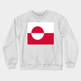 Greenland flag Crewneck Sweatshirt